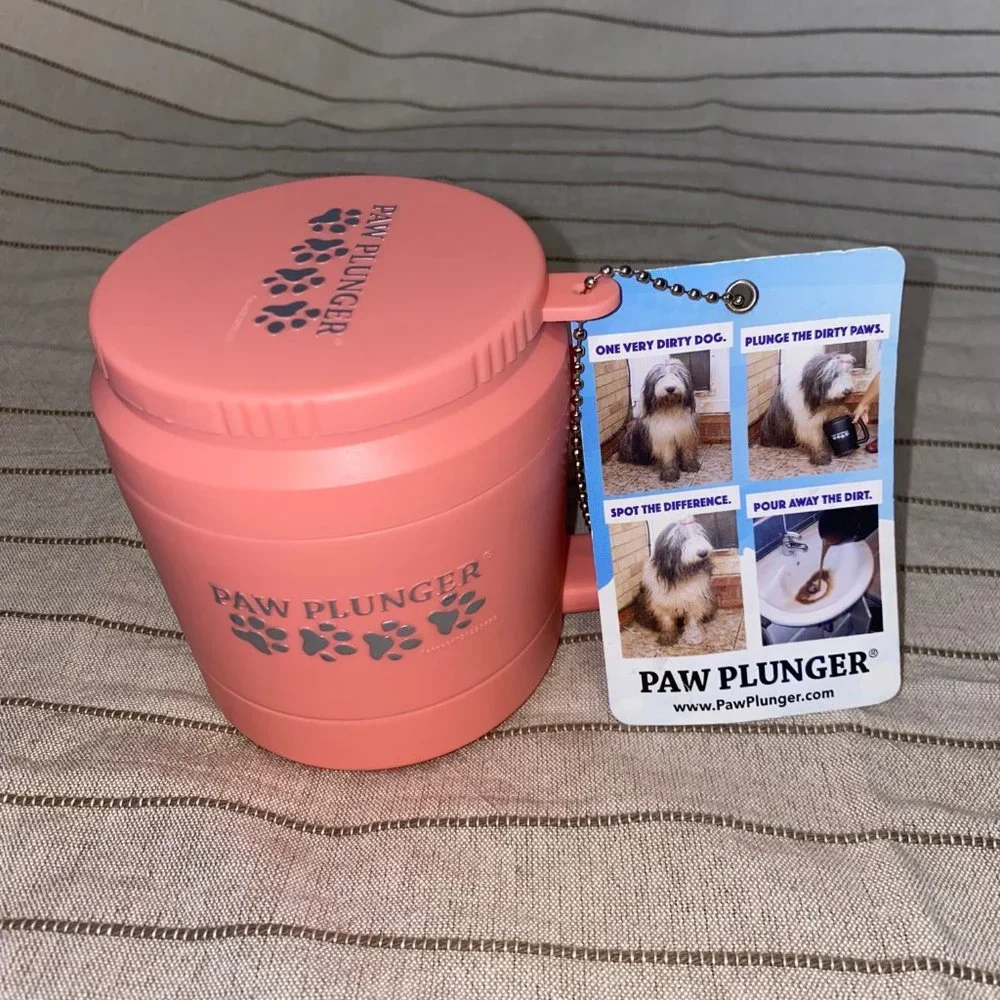 Paw Plunger Pink Paw Cleaner
